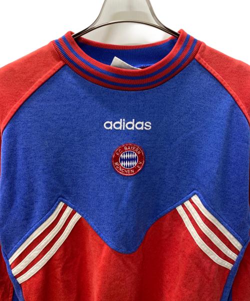 adidas（アディダス）adidas (アディダス) スウェット ブルー×レッド サイズ:未記載の古着・服飾アイテム