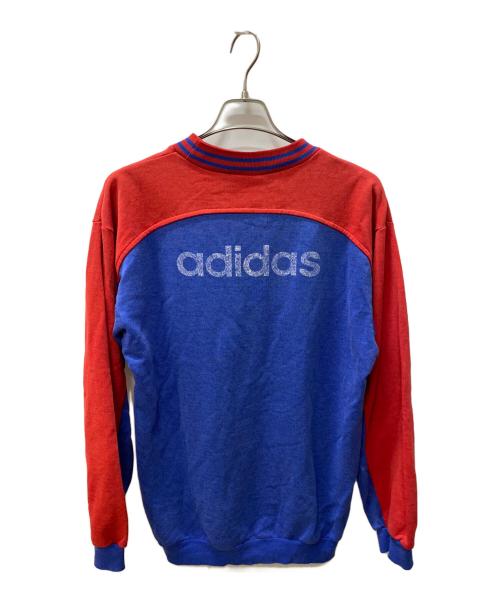 adidas（アディダス）adidas (アディダス) スウェット ブルー×レッド サイズ:未記載の古着・服飾アイテム