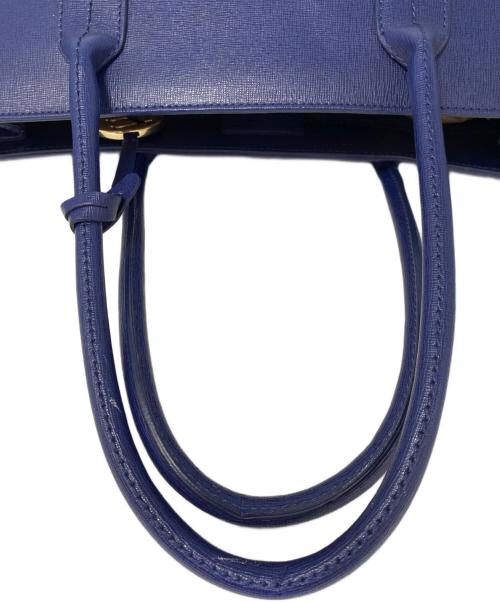 FURLA（フルラ）FURLA (フルラ) トートバッグ ネイビーの古着・服飾アイテム