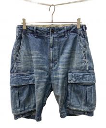 NEIGHBORHOOD（ネイバーフッド）の古着「デニムカーゴショートパンツ」｜インディゴ