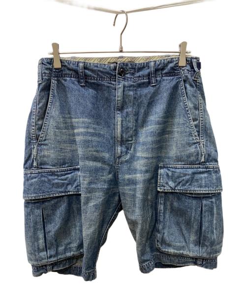 NEIGHBORHOOD（ネイバーフッド）NEIGHBORHOOD (ネイバーフッド) デニムカーゴショートパンツ インディゴ サイズ:Mの古着・服飾アイテム