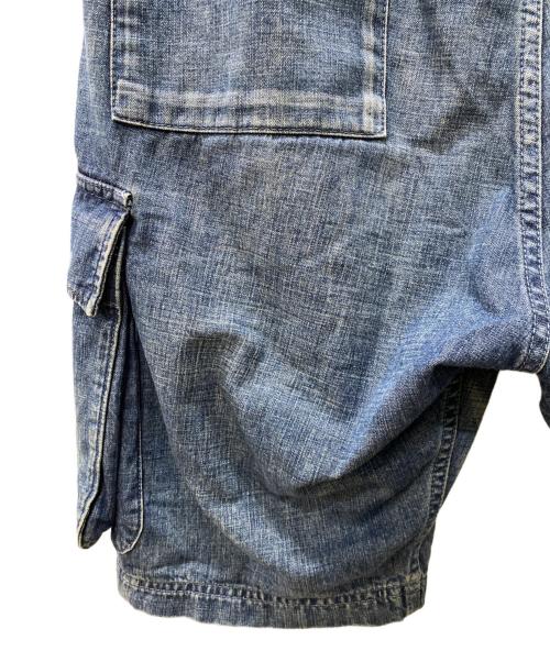 NEIGHBORHOOD（ネイバーフッド）NEIGHBORHOOD (ネイバーフッド) デニムカーゴショートパンツ インディゴ サイズ:Mの古着・服飾アイテム