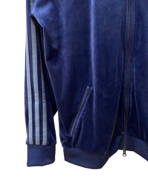 adidas（アディダス）adidas (アディダス) ベロアトラックジャケット ブルー サイズ:Sの古着・服飾アイテム