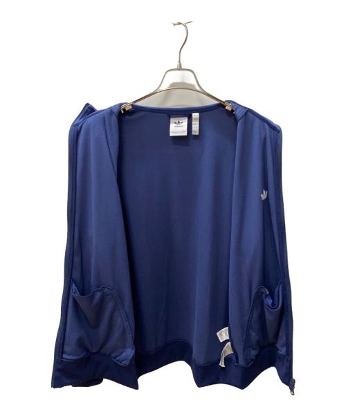adidas（アディダス）adidas (アディダス) ベロアトラックジャケット ブルー サイズ:Sの古着・服飾アイテム