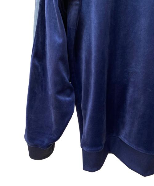 adidas（アディダス）adidas (アディダス) ベロアトラックジャケット ブルー サイズ:Sの古着・服飾アイテム