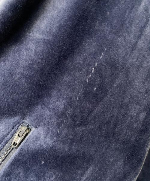 adidas（アディダス）adidas (アディダス) ベロアトラックジャケット ブルー サイズ:Sの古着・服飾アイテム