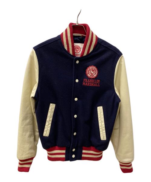 Franklin & Marshall（フランクリン＆マーシャル）Franklin & Marshall (フランクリン＆マーシャル) スタジャン ネイビー サイズ:XSの古着・服飾アイテム