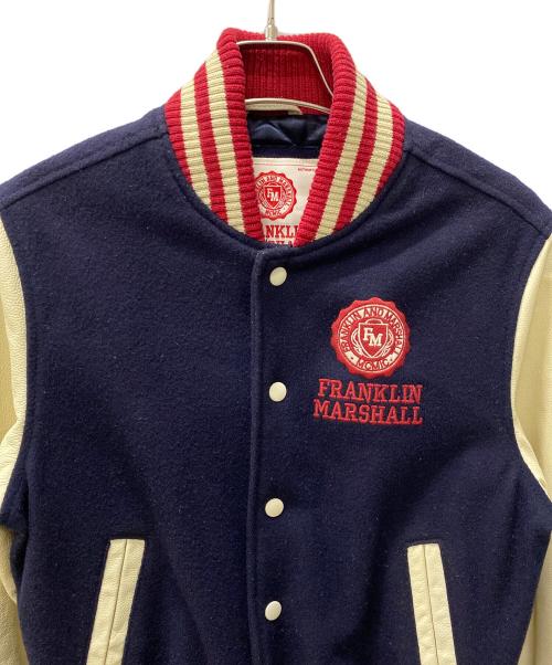 Franklin & Marshall（フランクリン＆マーシャル）Franklin & Marshall (フランクリン＆マーシャル) スタジャン ネイビー サイズ:XSの古着・服飾アイテム