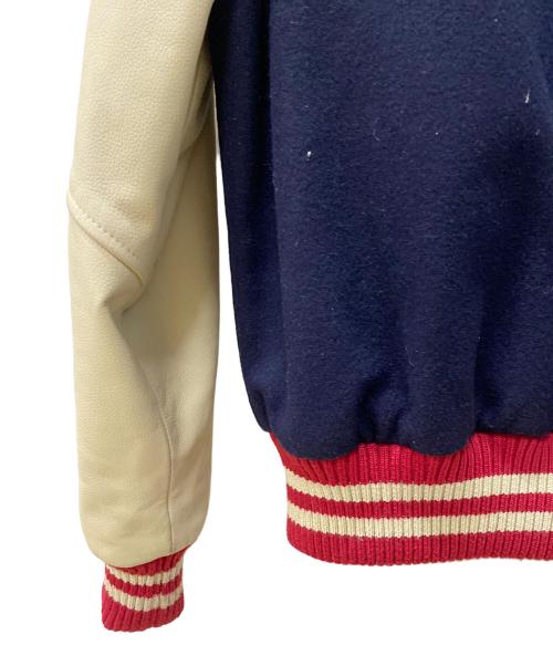 Franklin & Marshall（フランクリン＆マーシャル）Franklin & Marshall (フランクリン＆マーシャル) スタジャン ネイビー サイズ:XSの古着・服飾アイテム