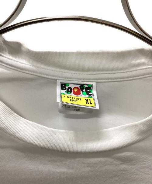 A BATHING APE（アベイシングエイプ）A BATHING APE (アベイシングエイプ) SPRAYSHARK RELAXED TEE ホワイト サイズ:XLの古着・服飾アイテム