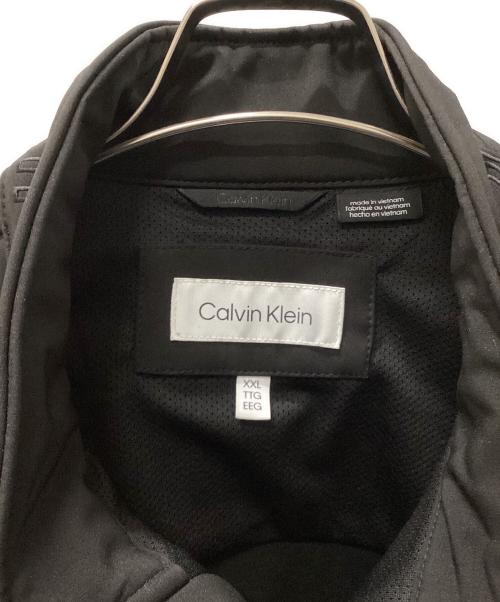 Calvin Klein（カルバンクライン）Calvin Klein (カルバンクライン) スタンドネックジャケット ブラック サイズ:XXLの古着・服飾アイテム