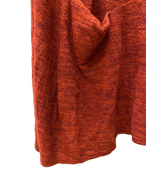 慈雨（ジウ）慈雨 (ジウ) ノースリーブワンピース レッド サイズ:40の古着・服飾アイテム