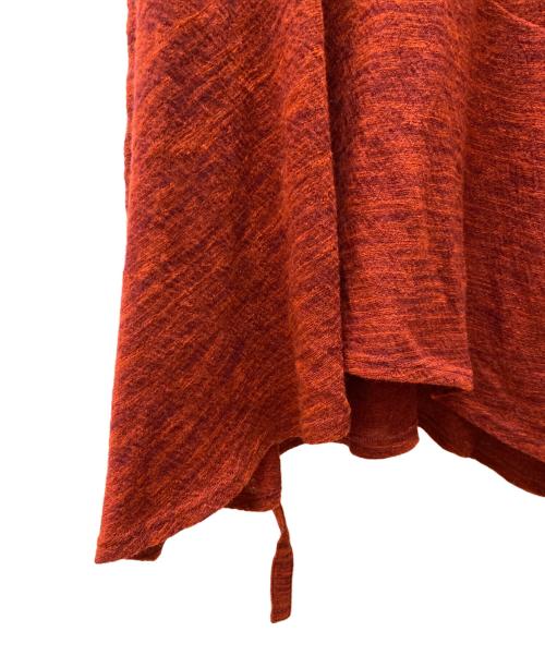 慈雨（ジウ）慈雨 (ジウ) ノースリーブワンピース レッド サイズ:40の古着・服飾アイテム