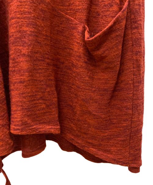 慈雨（ジウ）慈雨 (ジウ) ノースリーブワンピース レッド サイズ:40の古着・服飾アイテム