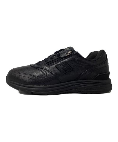 NEW BALANCE（ニューバランス）NEW BALANCE (ニューバランス) ウォーキングシューズ ブラック サイズ:24cm 未使用品の古着・服飾アイテム