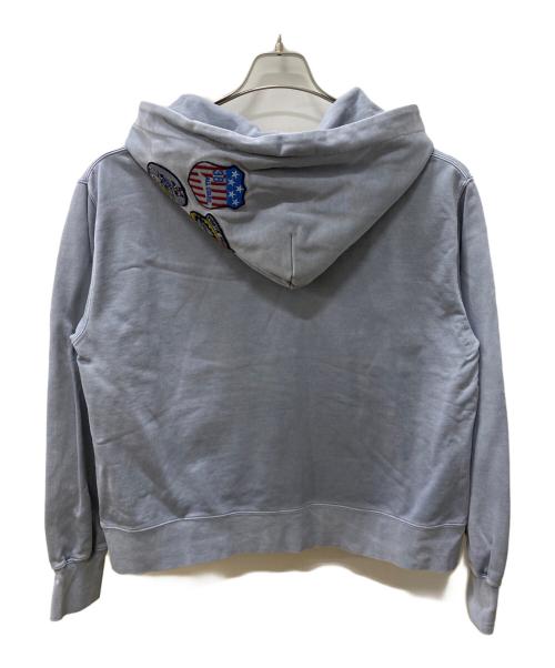 AVIREX（アヴィレックス）AVIREX (アヴィレックス) ハーフジップパーカー スカイブルー サイズ:Freeの古着・服飾アイテム