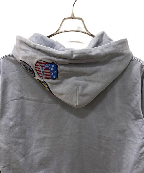 AVIREX（アヴィレックス）AVIREX (アヴィレックス) ハーフジップパーカー スカイブルー サイズ:Freeの古着・服飾アイテム