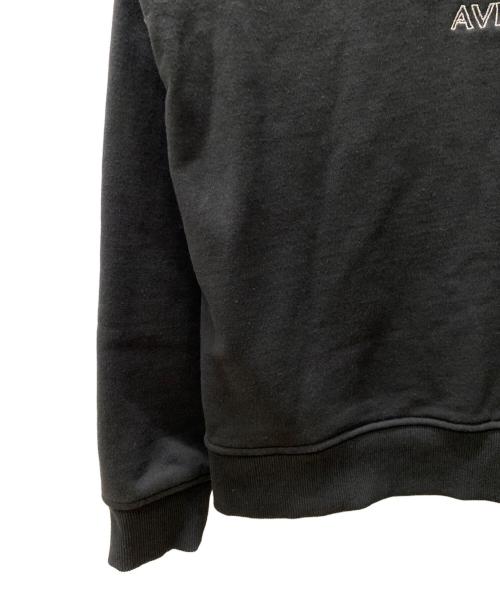 AVIREX（アヴィレックス）AVIREX (アヴィレックス) ジップスウェット ブラック サイズ:XLの古着・服飾アイテム