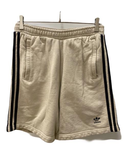 adidas（アディダス）adidas (アディダス) ハーフパンツ ベージュ サイズ:XLの古着・服飾アイテム