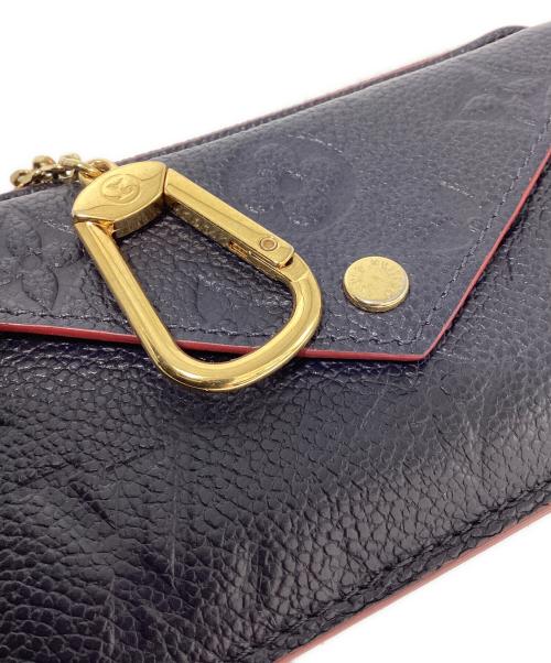 LOUIS VUITTON（ルイ ヴィトン）LOUIS VUITTON (ルイ ヴィトン) モノグラム・アンプラント コインケース ネイビー×レッドの古着・服飾アイテム