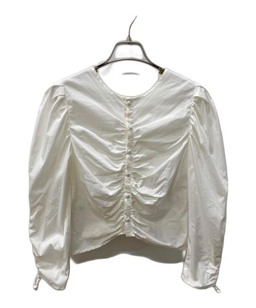 Ameri（アメリ）AMERI (アメリ) 長袖ブラウス ホワイト サイズ:Freeの古着・服飾アイテム