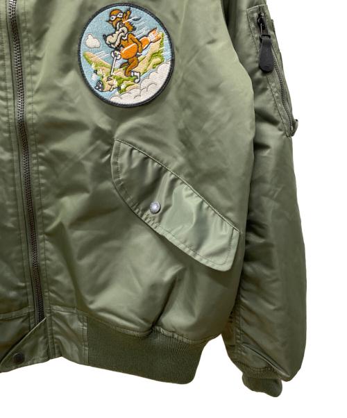 VIP CLUB（ビップ クラブ）VIP CLUB (ビップ クラブ) MA-1ジャケット グリーン サイズ:3XLの古着・服飾アイテム