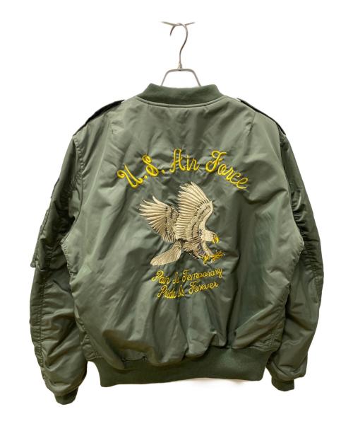 VIP CLUB（ビップ クラブ）VIP CLUB (ビップ クラブ) MA-1ジャケット グリーン サイズ:3XLの古着・服飾アイテム