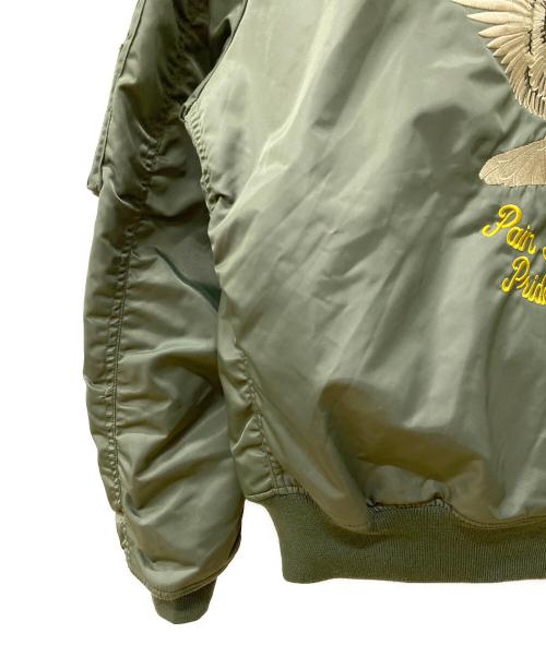 VIP CLUB（ビップ クラブ）VIP CLUB (ビップ クラブ) MA-1ジャケット グリーン サイズ:3XLの古着・服飾アイテム