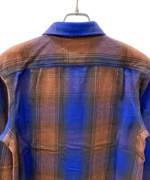 SUPREME（シュプリーム）Supreme (シュプリーム) 長袖シャツ ネイビー×オレンジ サイズ:Sの古着・服飾アイテム