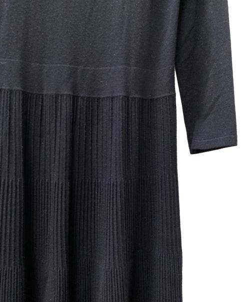 EMPORIO ARMANI（エンポリオ アルマーニ）EMPORIO ARMANI (エンポリオ アルマーニ) 長袖ワンピース ネイビー サイズ:36の古着・服飾アイテム