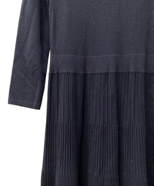 EMPORIO ARMANI（エンポリオ アルマーニ）EMPORIO ARMANI (エンポリオ アルマーニ) 長袖ワンピース ネイビー サイズ:36の古着・服飾アイテム