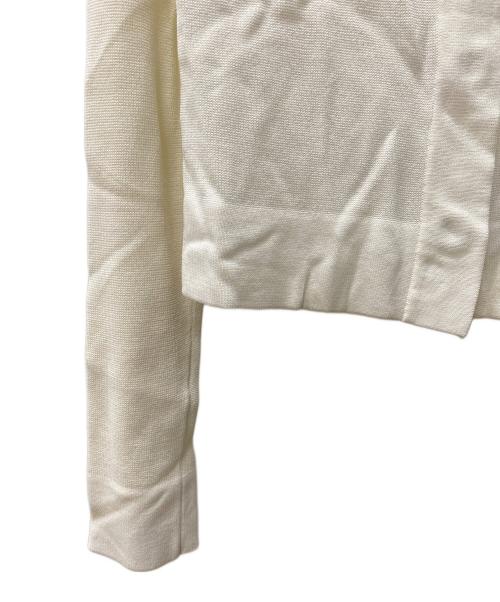 EMPORIO ARMANI（エンポリオ アルマーニ）EMPORIO ARMANI (エンポリオ アルマーニ) 薄手カーディガン ホワイト サイズ:38の古着・服飾アイテム