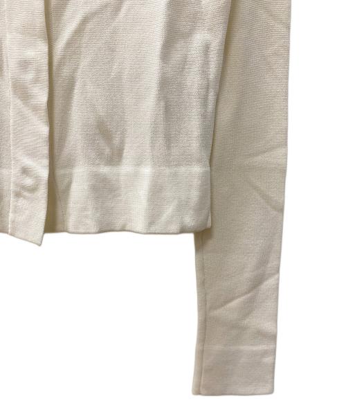 EMPORIO ARMANI（エンポリオ アルマーニ）EMPORIO ARMANI (エンポリオ アルマーニ) 薄手カーディガン ホワイト サイズ:38の古着・服飾アイテム