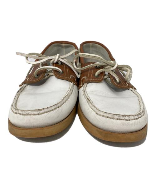 PARABOOT（パラブーツ）PARABOOT (パラブーツ) デッキシューズ ホワイト サイズ:25cmの古着・服飾アイテム