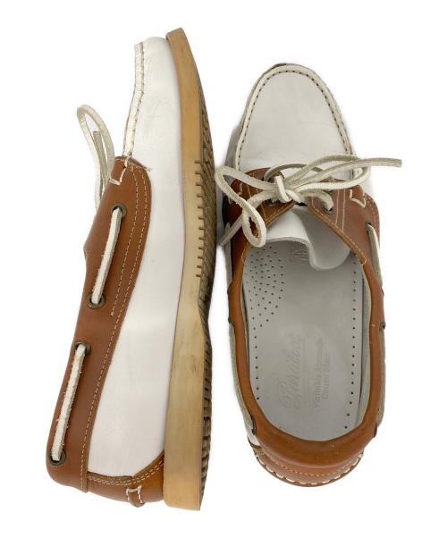 PARABOOT（パラブーツ）PARABOOT (パラブーツ) デッキシューズ ホワイト サイズ:25cmの古着・服飾アイテム