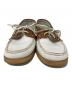 PARABOOT (パラブーツ) デッキシューズ ホワイト サイズ:25cm：8000円