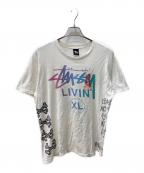 stussyステューシー）の古着「半袖カットソー」｜ホワイト