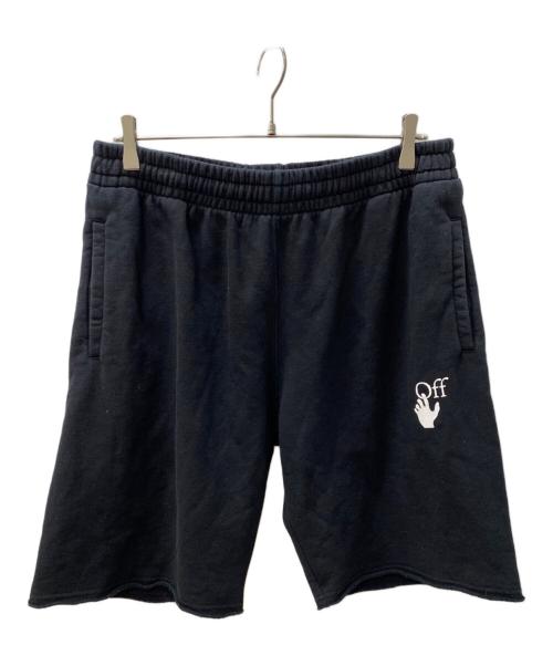 OFFWHITE（オフホワイト）OFFWHITE (オフホワイト) ハーフパンツ ブラック サイズ:Ｌの古着・服飾アイテム