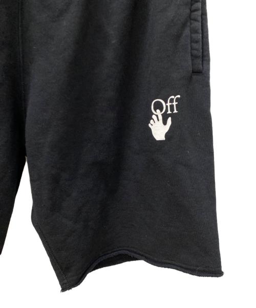 OFFWHITE（オフホワイト）OFFWHITE (オフホワイト) ハーフパンツ ブラック サイズ:Ｌの古着・服飾アイテム