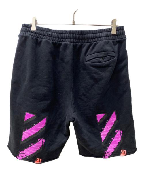 OFFWHITE（オフホワイト）OFFWHITE (オフホワイト) ハーフパンツ ブラック サイズ:Ｌの古着・服飾アイテム