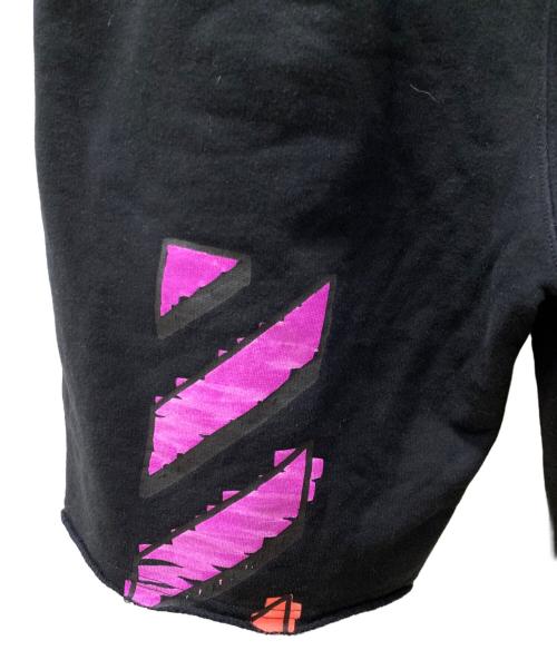 OFFWHITE（オフホワイト）OFFWHITE (オフホワイト) ハーフパンツ ブラック サイズ:Ｌの古着・服飾アイテム