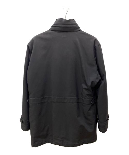 NEWYORKER（ニューヨーカー）NEWYORKER (ニューヨーカー) スタンドカラーコート ブラック サイズ:Lの古着・服飾アイテム