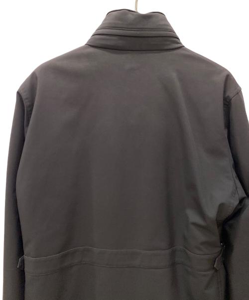 NEWYORKER（ニューヨーカー）NEWYORKER (ニューヨーカー) スタンドカラーコート ブラック サイズ:Lの古着・服飾アイテム