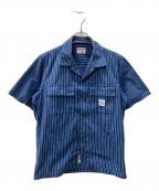 NEIGHBORHOODネイバーフッド）の古着「半袖シャツ」｜ブルー