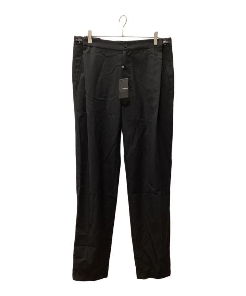EMPORIO ARMANI（エンポリオ アルマーニ）EMPORIO ARMANI (エンポリオ アルマーニ) スラックス ブラック サイズ:50の古着・服飾アイテム