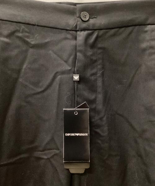 EMPORIO ARMANI（エンポリオ アルマーニ）EMPORIO ARMANI (エンポリオ アルマーニ) スラックス ブラック サイズ:50の古着・服飾アイテム