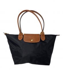 LONGCHAMP（ロンシャン）の古着「トートバッグ」｜ブラック