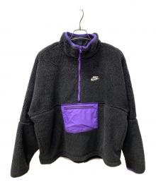 NIKE（ナイキ）の古着「フリースアノラック」｜パープル×ブラック