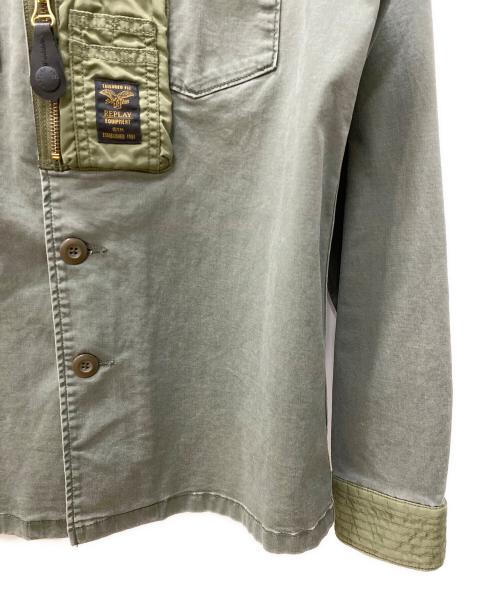 REPLAY（リプレイ）REPLAY (リプレイ) ミリタリージャケット オリーブ サイズ:Mの古着・服飾アイテム
