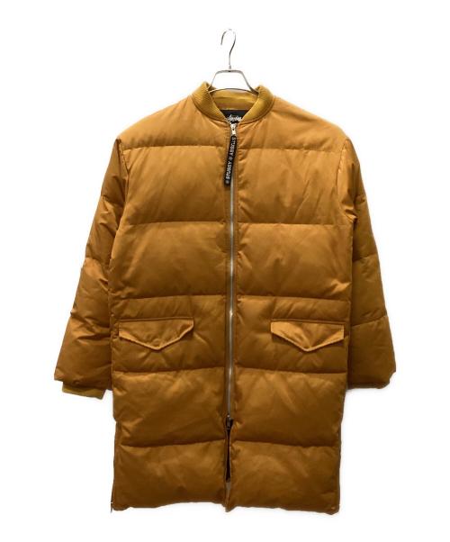 stussy（ステューシー）stussy (ステューシー) ダウンコート オレンジ サイズ:Sの古着・服飾アイテム
